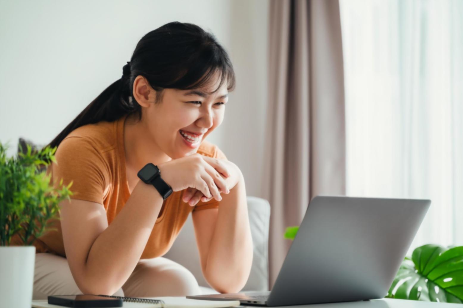 Student reviewing financial documents and budget planning materials